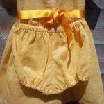Baby girls orange cotton fl..