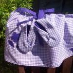 Baby girls purple gingham s..