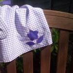 Baby girls purple gingham s..