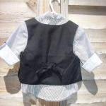 Boys black and white stripe..