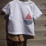 Boys sailboat applique t-sh..