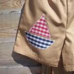 Boys sailboat applique t-sh..