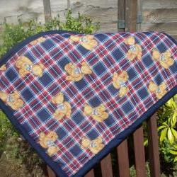 Unisex teddy bear buggy/crib cover