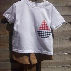 Boys sailboat applique t-shirt and shorts set