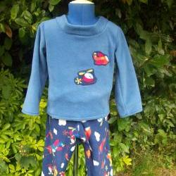 Boys fleece airplane tracksuit
